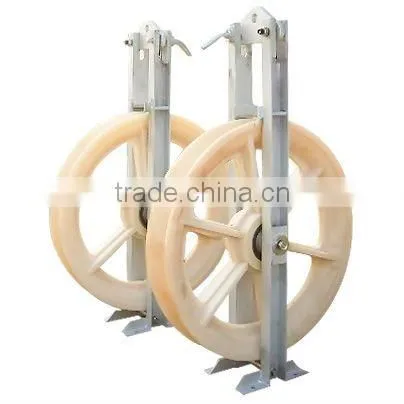 Large Diameter Wire Nylon Pulley Block or Conductor Pulley Blocks photo-6