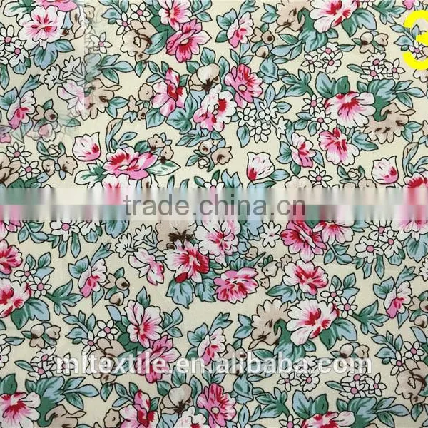 Latest Hot Selling 100% Cotton Deying Fabric Printed Fabric for Dress photo-3