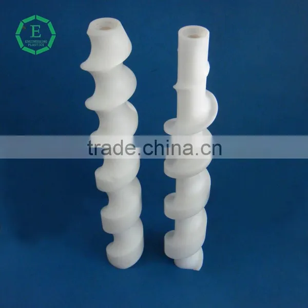 Non-toxic Plastic Screw CNC Machined for Plastic Uhmw-pe Food Screw photo-4