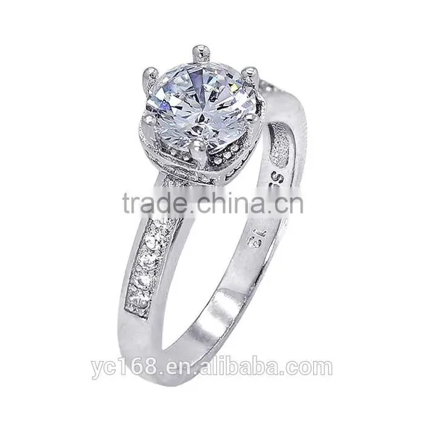 2016 Fashion Jewelry Ring Type 925 Sterling Silver Italian Design Ring Wholesale Wedding Accessories photo-2