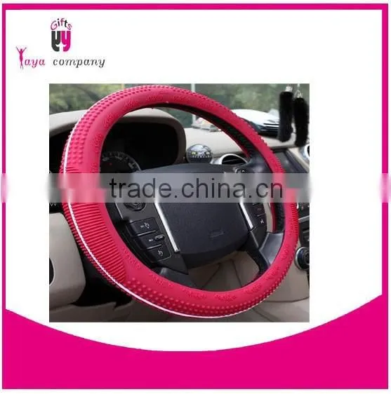 Auto Steering Cover, Durable Silicone Steering Wheel Cover photo-2