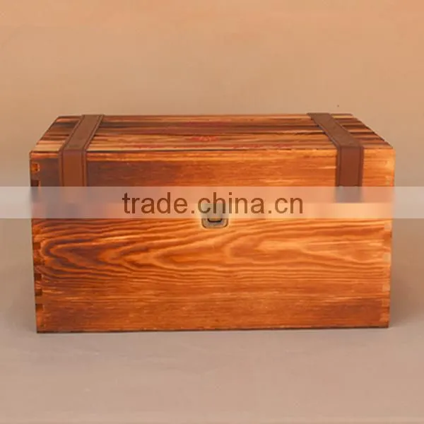 Packaging Products Pine 6 Bottle Wooden Wine Box photo-3