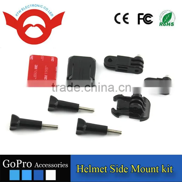 2016 Hot Selling Gopro Accessories Helmet Side Mount Kit With Curved Adhesive Side Mount for GoPro Hero 4/3+/3/2/1 photo-3