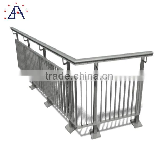 8ft.x36 In. Silver Anodized Aluminum Railing System photo-4