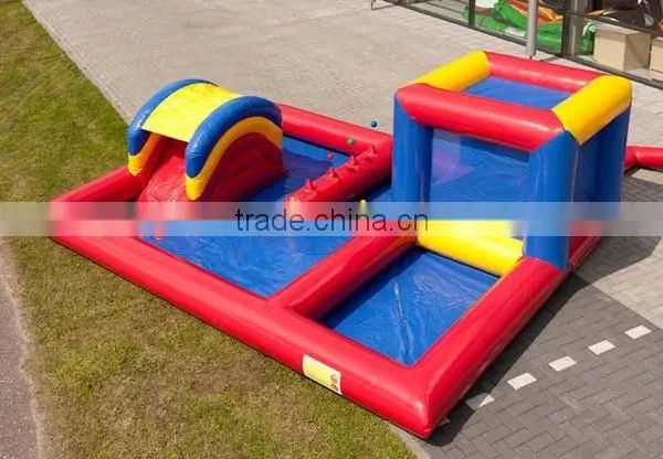 Mini Inflatable Kids Playzone Inflatable Balls Pool With Slide photo-2