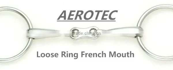 Equestrian Product Loose Ring French Mouth Horse Bits