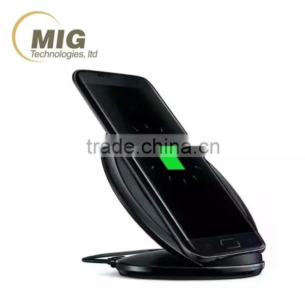 For Samsung Galaxy S7 S7 Edge Qi Fast Charger Wireless Phone Charger Stand PDA photo-4