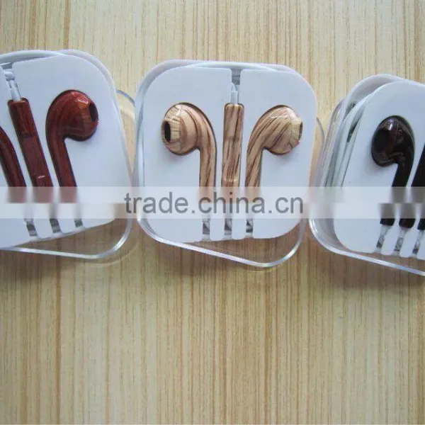 Wooden Ear Shell Headphone Headset photo-4