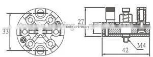 D-3P-C Ceramic Terminal Block With Brass Terminal photo-2