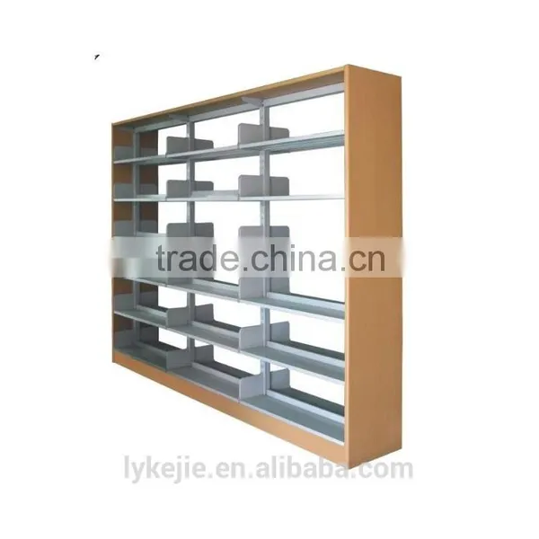 Double Side School Furniture Book Case Library Furniture Steel Book Shelf / Cheap Book Shelf photo-3