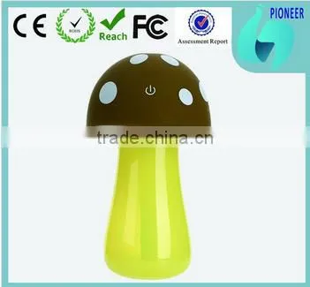 Mushroom Appearance LED Lamp Humidifier Fogger Cool Mist Usb Ultrasonic Humidifier Portable Air Humidifier photo-4