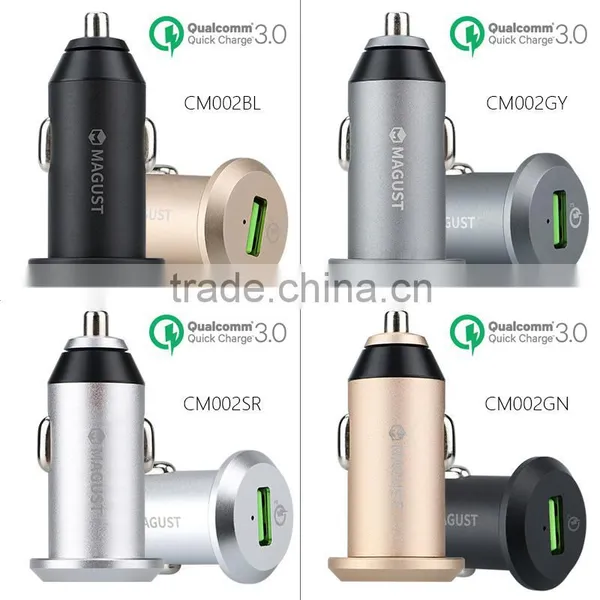 Quick Charge 3.0 Car Charger With Aluminum Alloy Black photo-5
