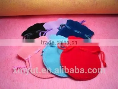 Custom Chrismas Jewerly Personal Velvet Drawstring Gift Bags Pouch Quality Choice