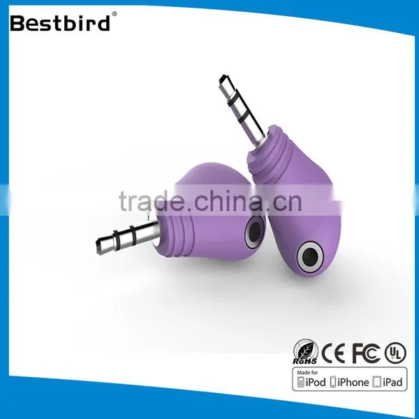 For IPod IPhone Headphone Splitter 3.5mm For Lovers 3.5mm Music Headphone Splitter photo-3