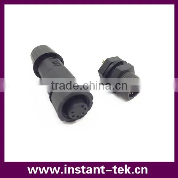 INST M12 3pins Male Plug IP67 Waterproof Circular Connector photo-3
