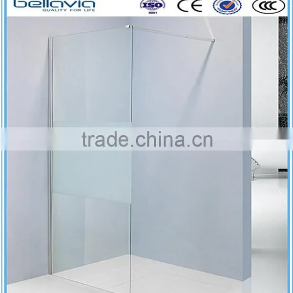 European Popular Design Frost Glass Walk in Shower