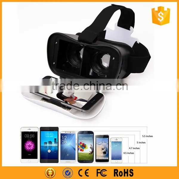 Plastic 3d Glasses vr Headset With Head Strap for Mobile Phone Quality Choice photo-3
