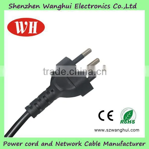 Home Appliance Power Cord, Brazil Power Supply Cords With 220V photo-4