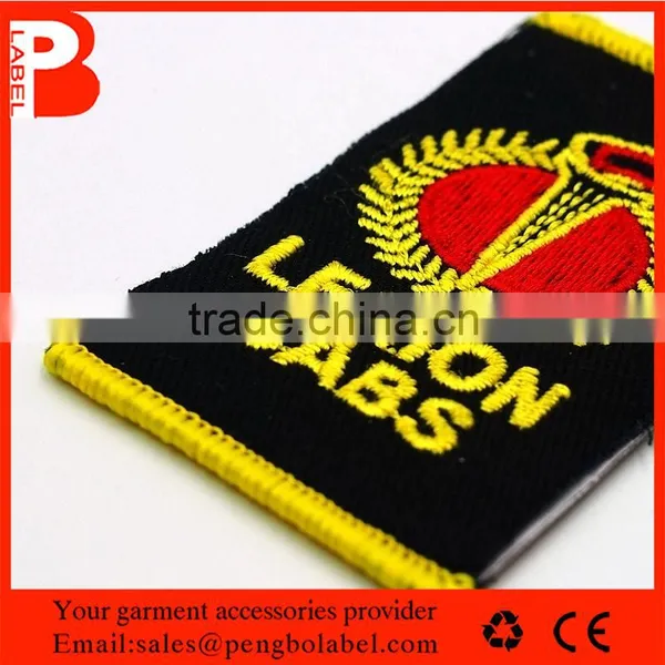 Customized High Quality Clothing Neck Coller Woven Label Manufacturernewest Design Customized Embroidery High Density Thread Wov photo-6