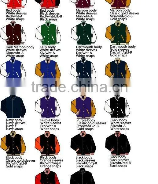 Custom Varsity Jacket / Wool Varsity Jackets / All Wool Black Varsity Letterman Jacket photo-2