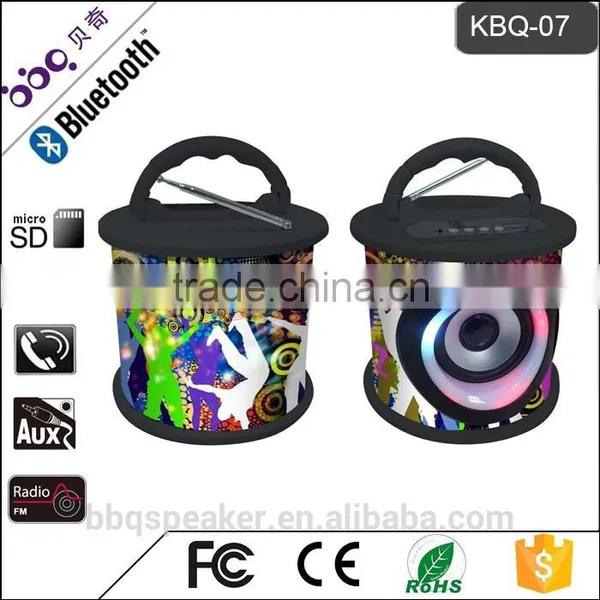 BBQ KBQ-07 5W 1200mAh 2016 Hot Sale Self Solar Powered Speaker photo-4