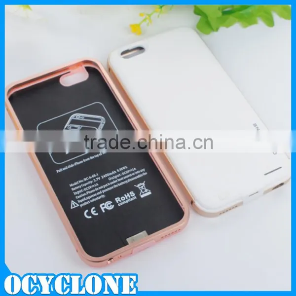 Battery Replacement Back Cover Case for Iphone 6 Charging Backup Case photo-2