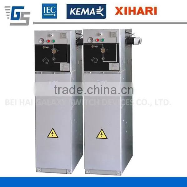 Busbar subsection panel. medium voltage SF6 insulated electrical switchgear, RMU