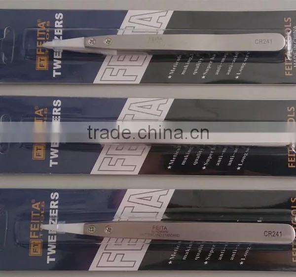 Heat Resistance CR241 Zirconia Ceramic Tip Pointed Tweezers photo-3