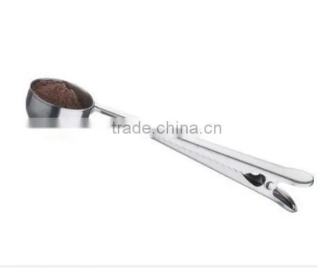 Stainless Steel Coffee Measuring Spoons With Clip photo-2