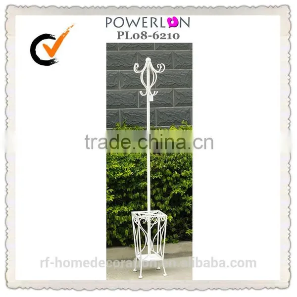 Vintage Iron Coat Rack Stand photo-2