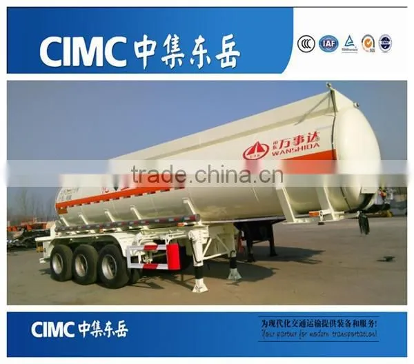 CIMC 3 Axle 20Cbm Chemical Tanker Trailer,acid Tanker Trailer