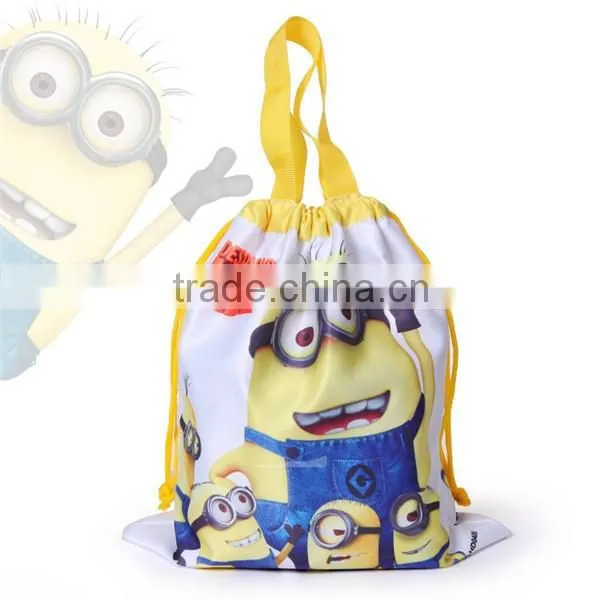14 oz Green Custom Drawstring Canvas Bag photo-4