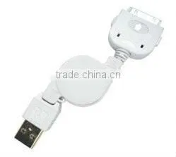 Apple Phone 3G/3Gs Retractable USB Sync-N-Charge Retractable Micro Usb Cable