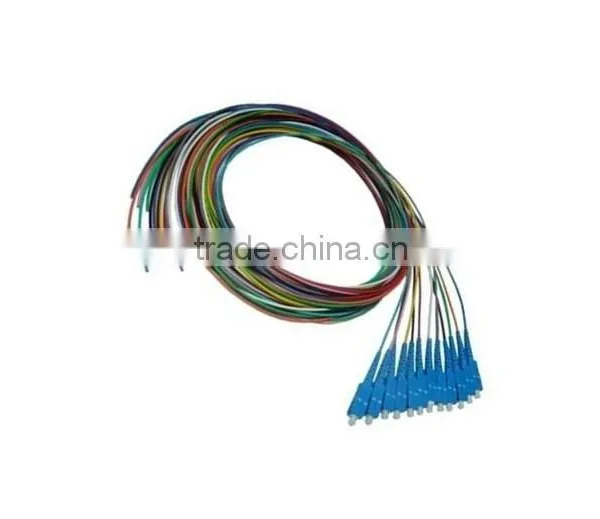 Manufacture Supply 12 Color SC Generous Head 12 Core Fiber Optic sc Pigtail photo-2