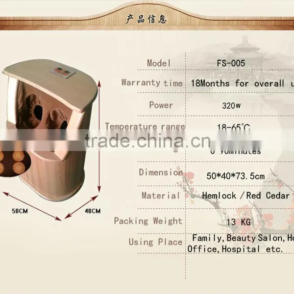 FS-005 Infrared Foot Sauna Foot Massager Portable Pedicure Spa Personal Sauna photo-5
