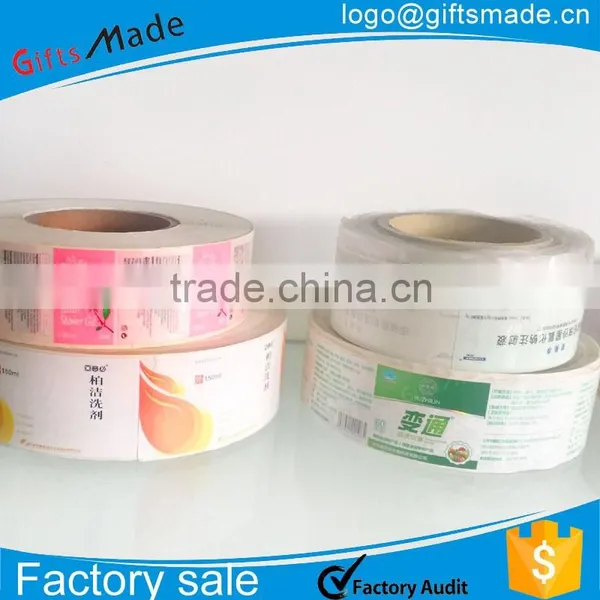 Food Package Sticker Label/colorful Round Dot Label Sticker photo-3