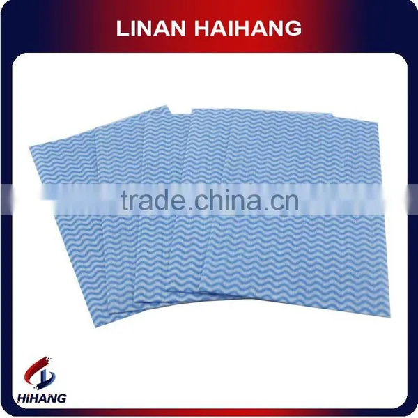 China Manufacture OME Bule Spunlace Nonwoven Cleaning Fabric photo-3
