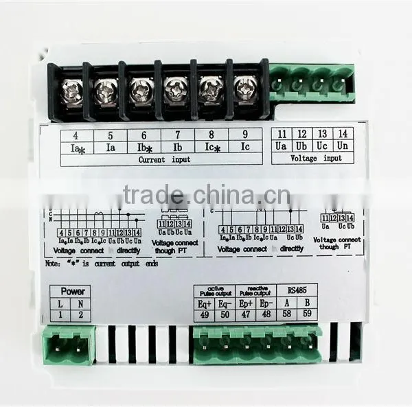 ME-3D2Y Frame Size120*120mm LCD Display Mini Digital Panel Meter, Can Measure Voltage or Ampere photo-5