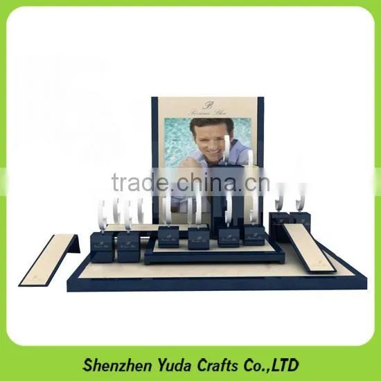 Wooden Material Wrist Watch Display Counter With Acrylic Board, Custom Top Grade Watch Stand photo-3