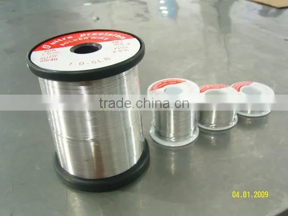 Tin Lead Alloy Solder Wire Sn50Pb50 1.0mm per kg Resin Cored Flux