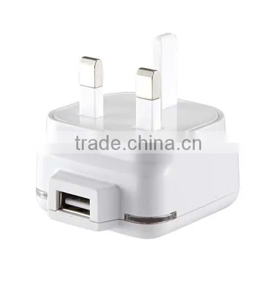 5V 2.4A High Light PC Travel Adapter With CE/BS photo-3