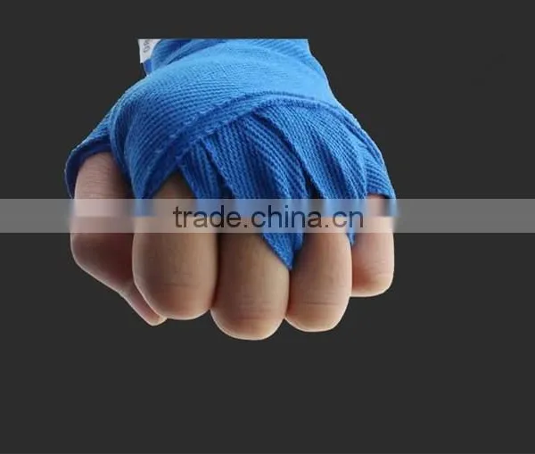 Width 5cm Length 3M 100% Cotton Bandage Strap Boxing Gloves Sanda Muaythai Bandage MMA photo-3