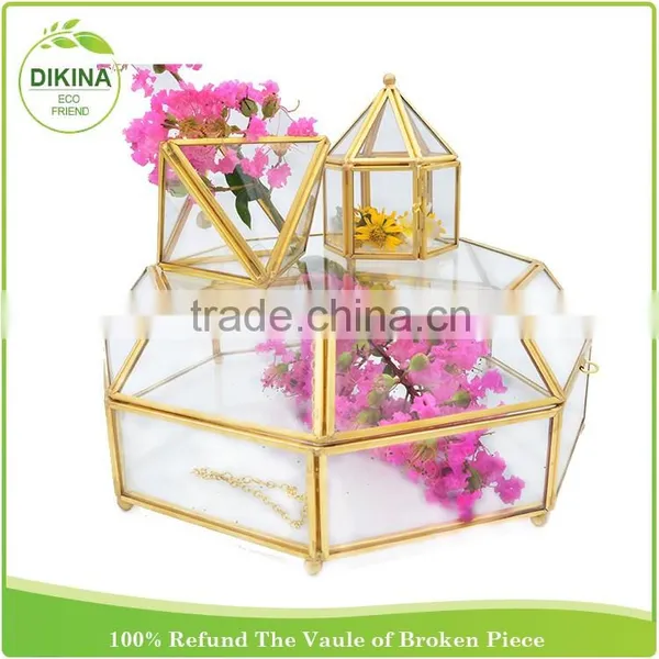 ^^^~~~ Wholesale Handblown Geometric Pot for Home& Wedding Decor ^^^~~~ Terraium Glass Plant Lacquer Vase photo-4