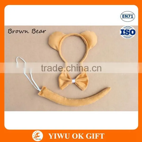 Hot Sale Bowknot Tail Headband Halloween Animal Ears Unit Party Favor Headband Bow Tie And Tail In Stock photo-4