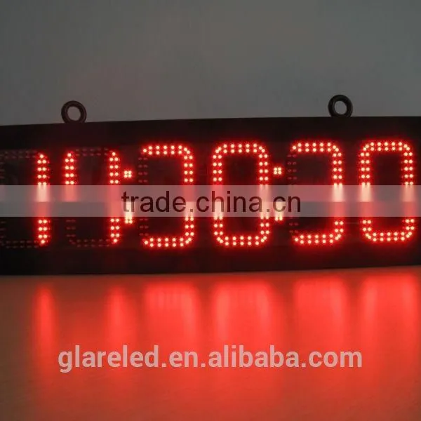 12inch Outdoor Waterproof IP65 Double-side LED Digital Clock Sign photo-6