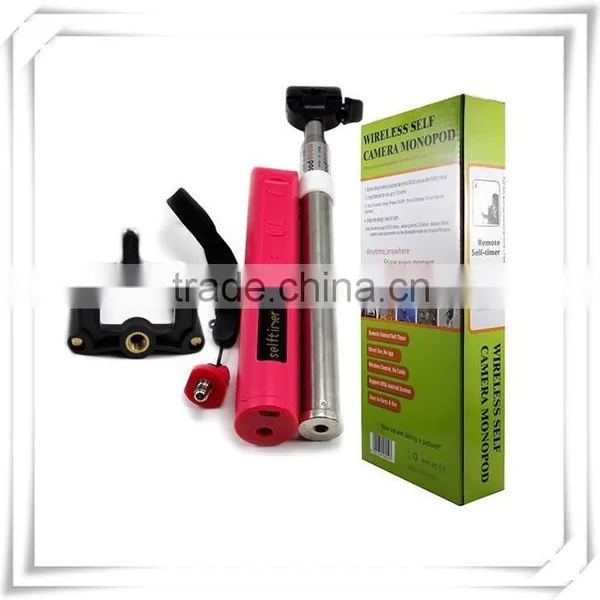 Hot Sale Phone Camera Wireless Bluetooth Selfie Monopod Wireless Mobile Phone Monopod