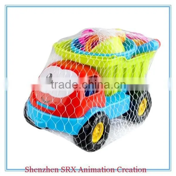 Toddler Plastic Summer Toys Trolley and Beach Toys Tools Set,plastic Trolley and Beach Tool Toys,wholesale Plastic Beach Toys photo-3