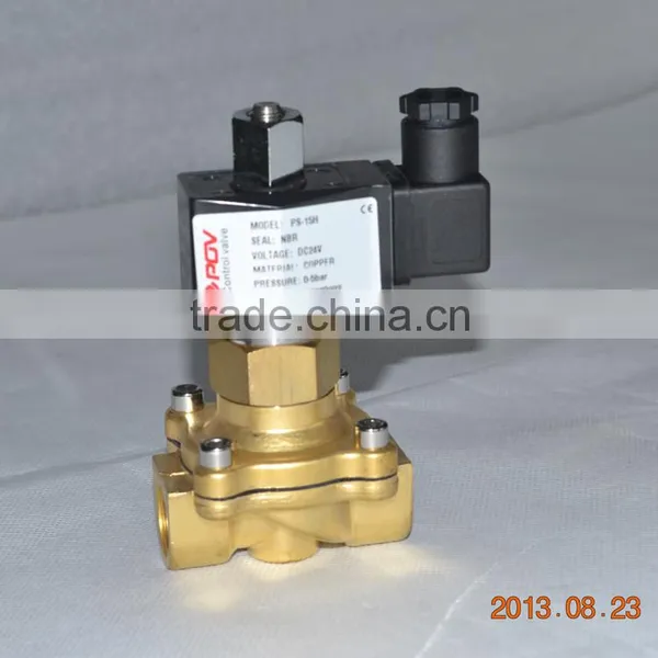 Brass 24v Solenoid Valve Waterproof Normally Open
