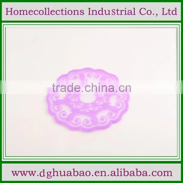 Multi-purpose Round Lace Silicone Drinkware Placemat
