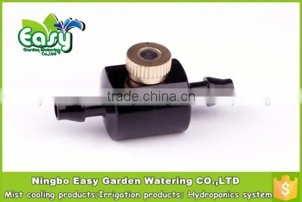 1/4'' Barbed Mist Nozzle base for low powered cooling system. Barbed base. Fog system base.